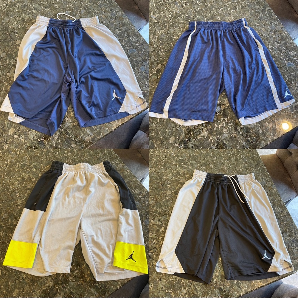 Jordan shorts. 4 pairs. XL.